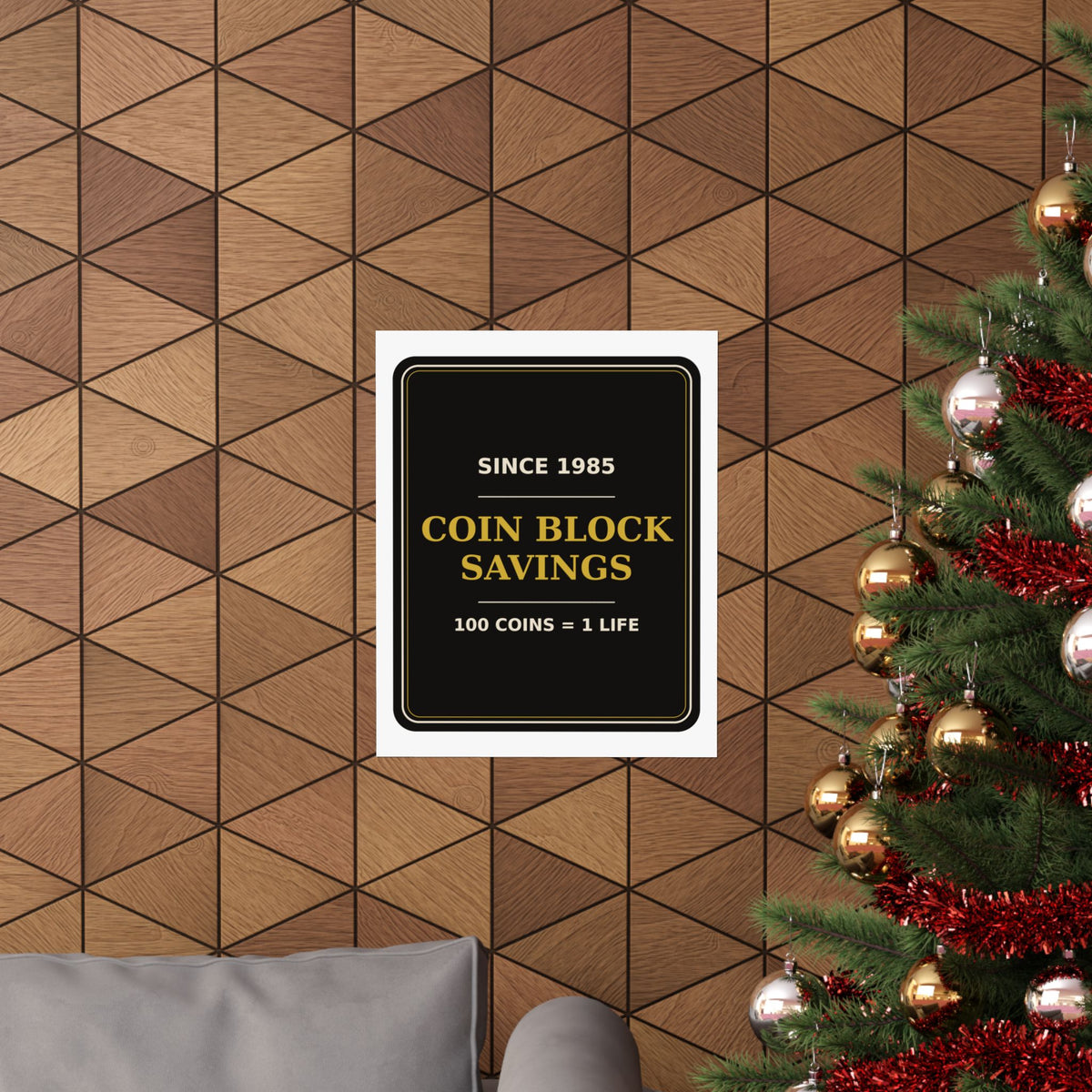 Coin Block Savings & Loan — Poster