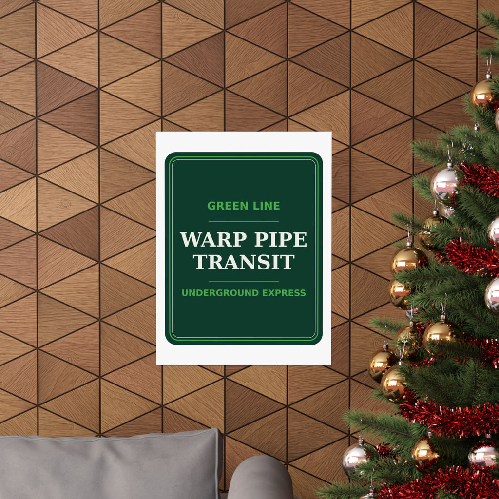 Warp Pipe Transit Authority — Poster
