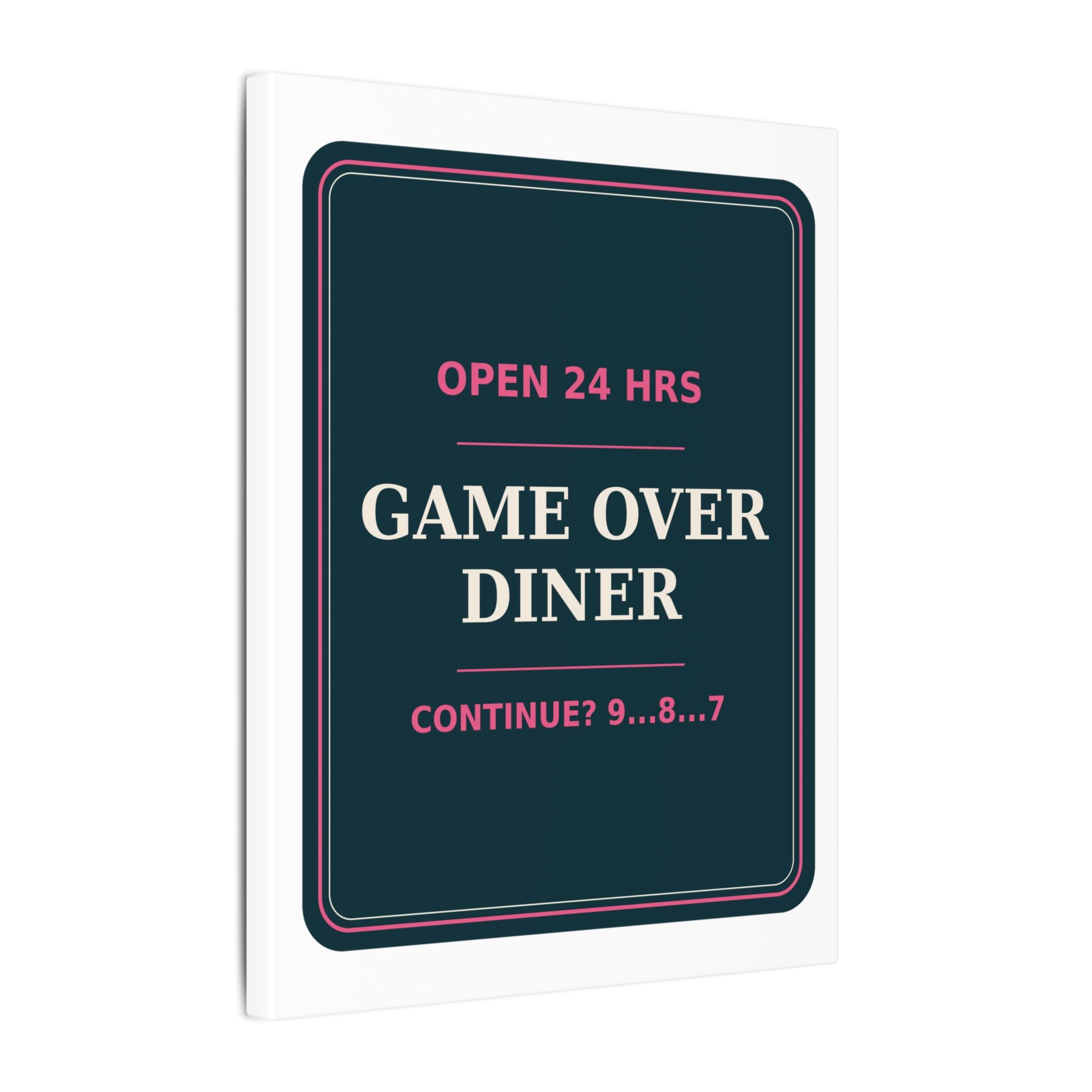Game Over Diner — Canvas