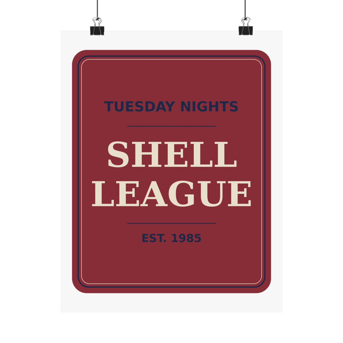 Shell Bowling League — Poster