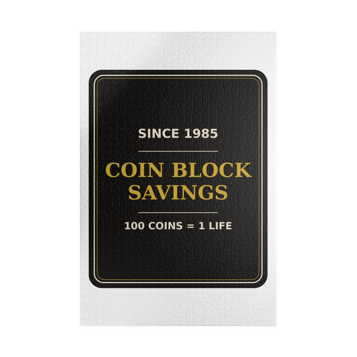Coin Block Savings & Loan — Puzzle