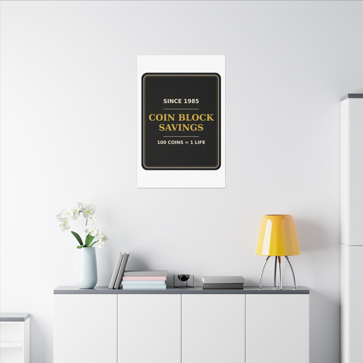 Coin Block Savings & Loan — Canvas