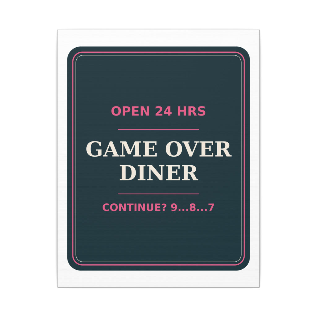 Game Over Diner — Canvas