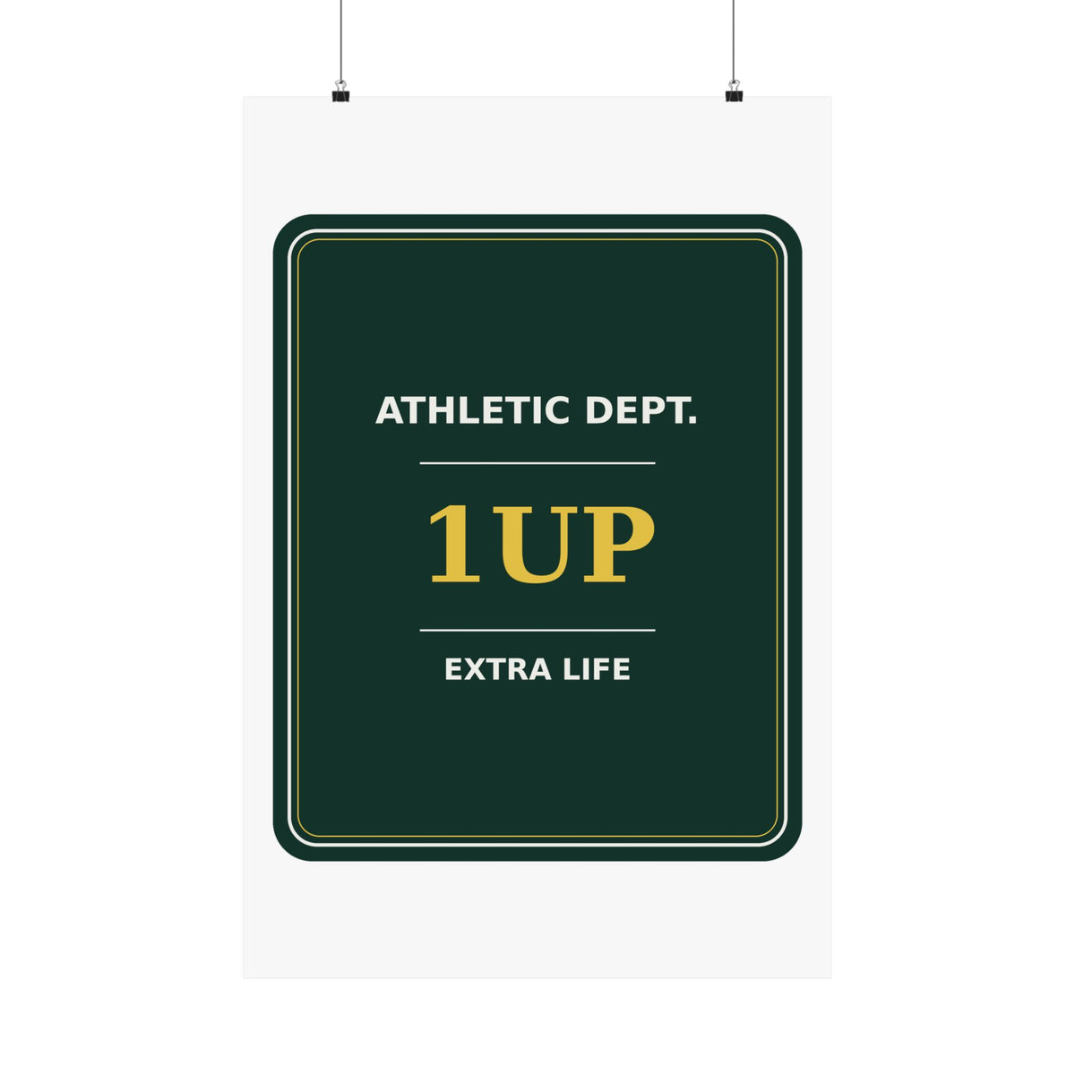 Extra Life Athletic Dept. — Poster
