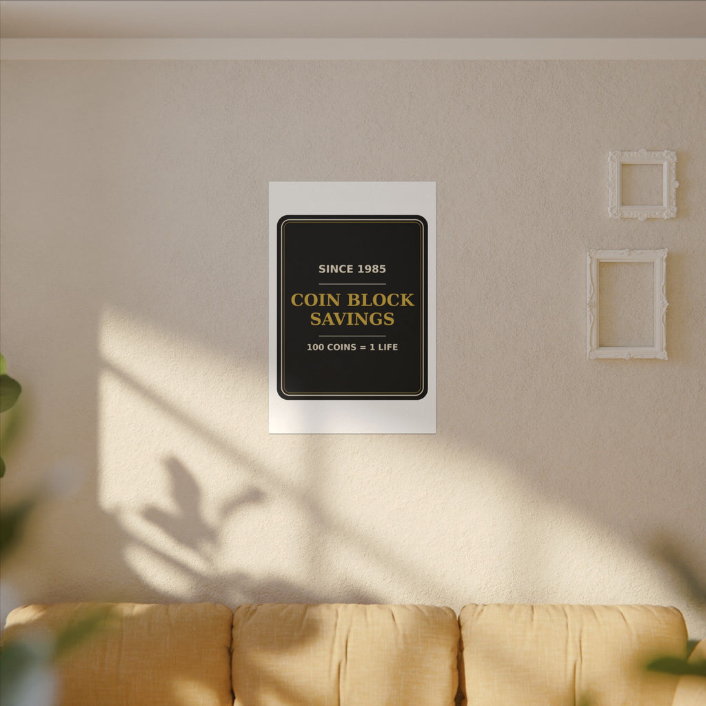 Coin Block Savings & Loan — Canvas