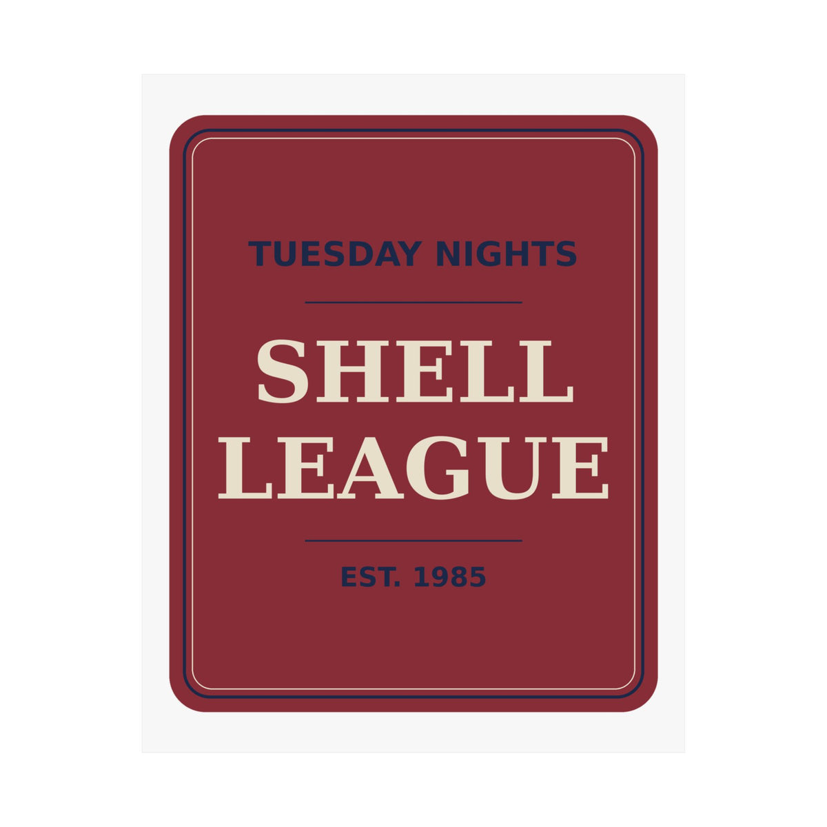 Shell Bowling League — Poster