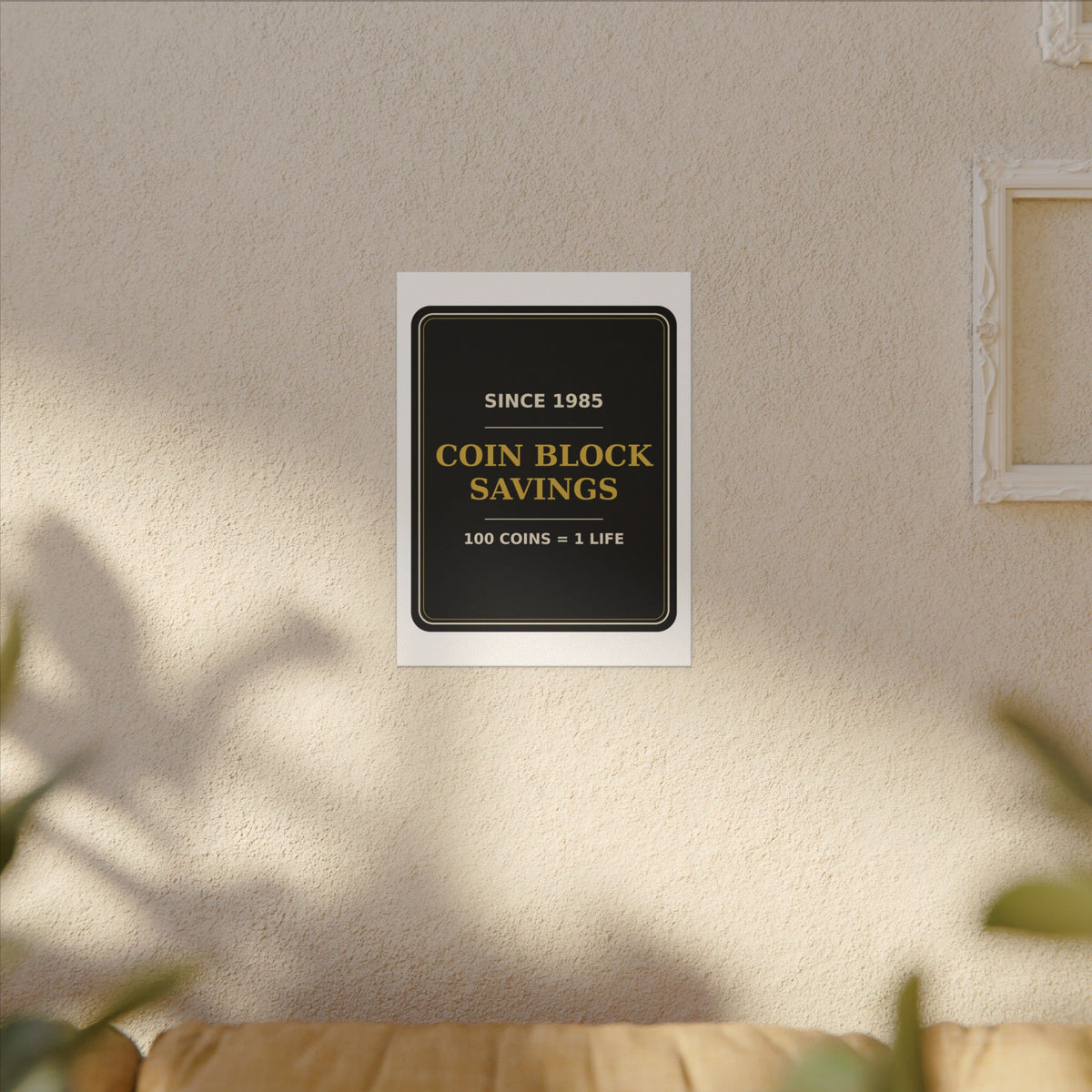 Coin Block Savings & Loan — Canvas