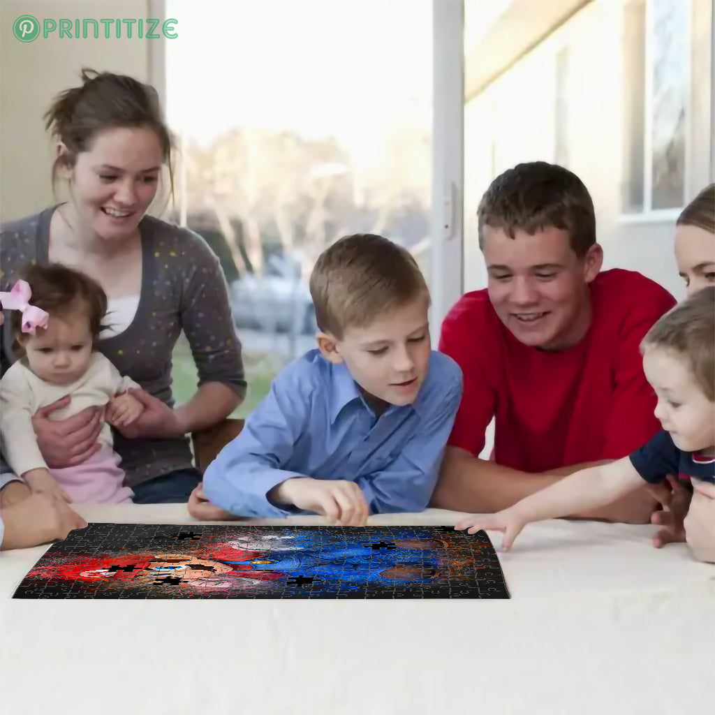Super Mario Bross Mock Jigsaw Puzzle