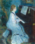 Woman at the Piano — Poster
