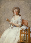 Madame de Pastoret and Her Son — Canvas