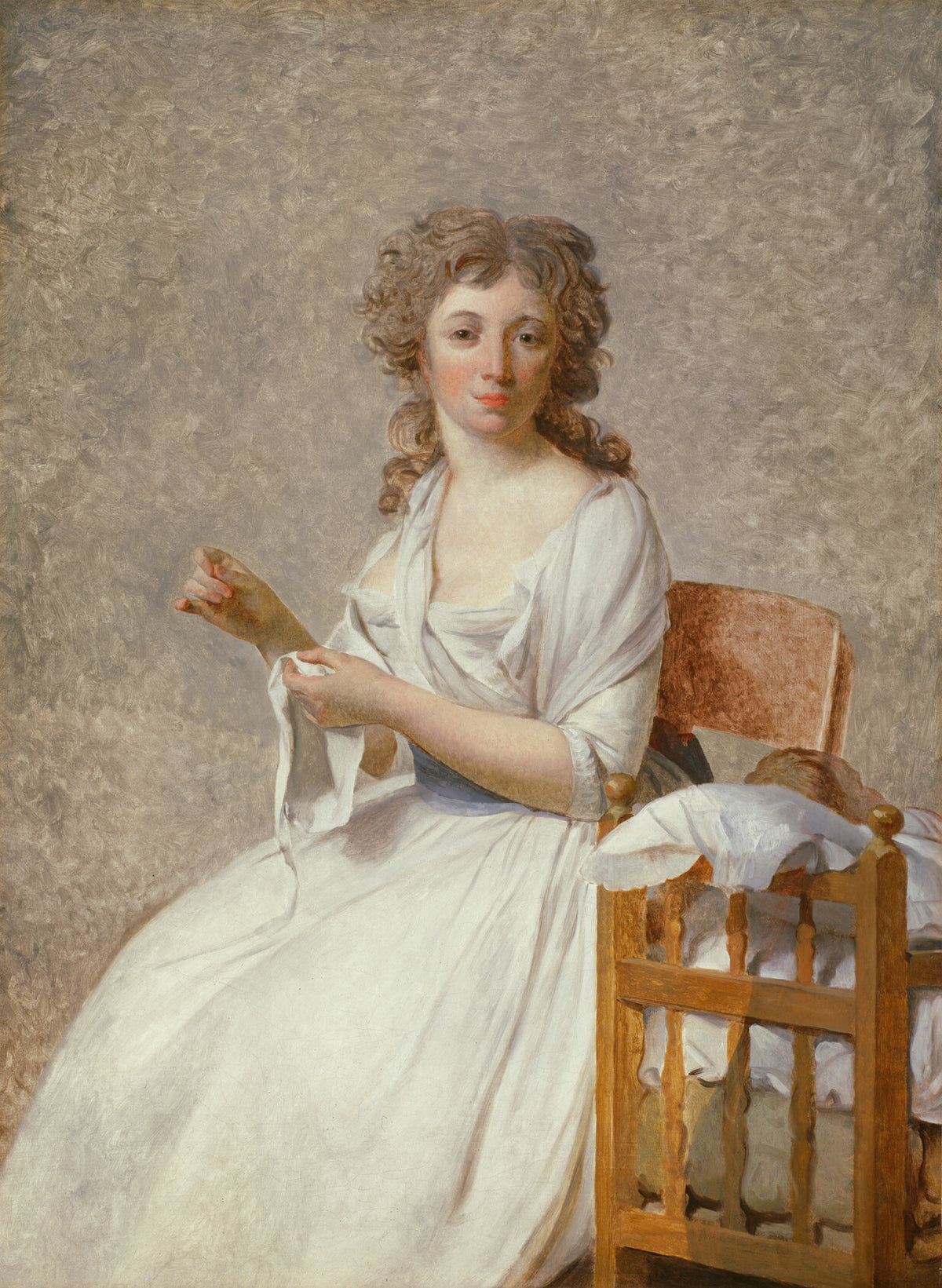 Madame de Pastoret and Her Son — Canvas