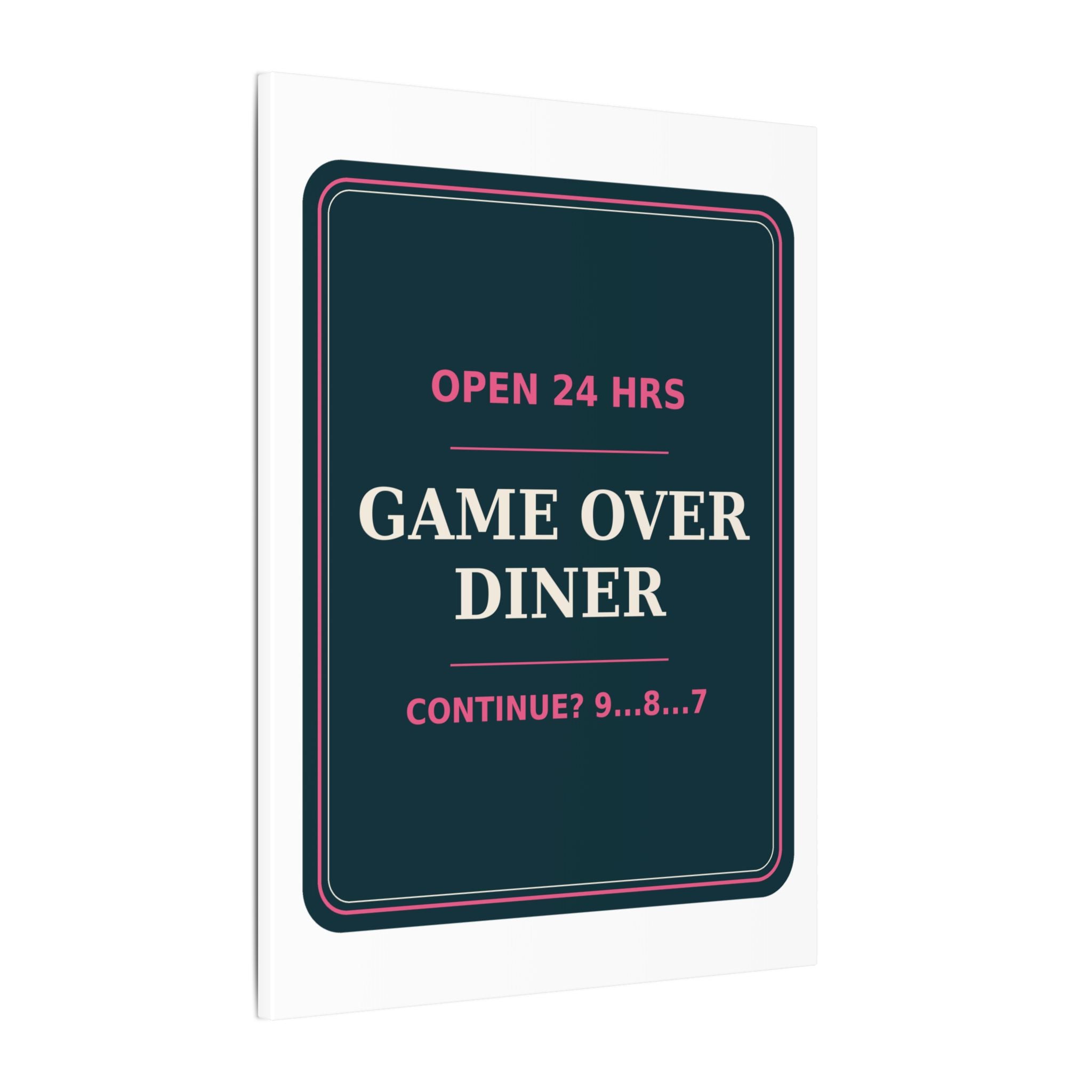 Game Over Diner — Canvas