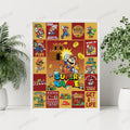 Personalized Custom Name Super Mario Gaming Portrait Poster
