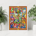 Personalized Custom Name Super Mario Portrait Poster