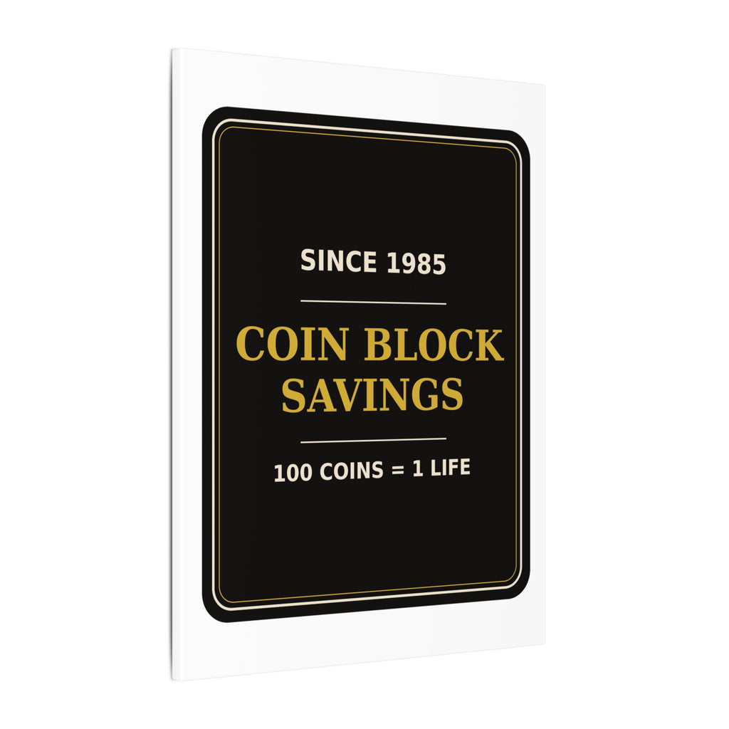 Coin Block Savings & Loan — Canvas