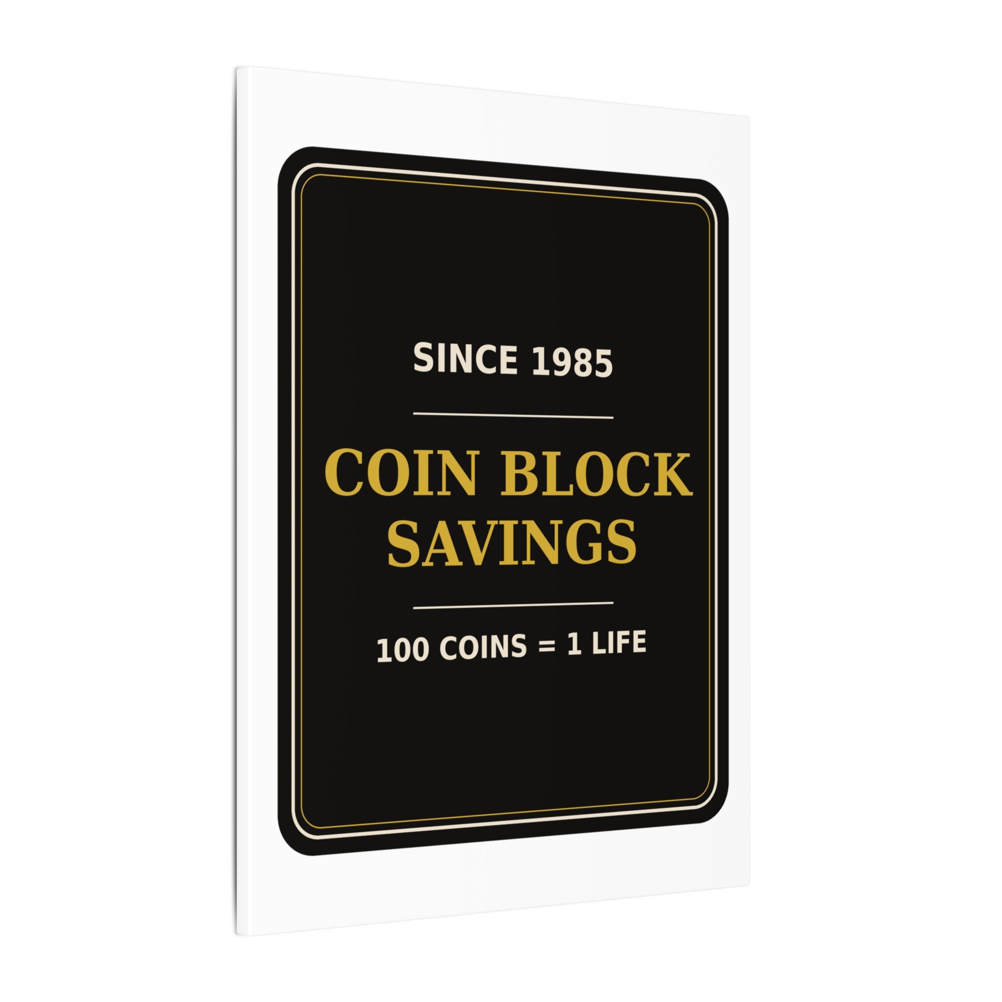 Coin Block Savings & Loan — Canvas