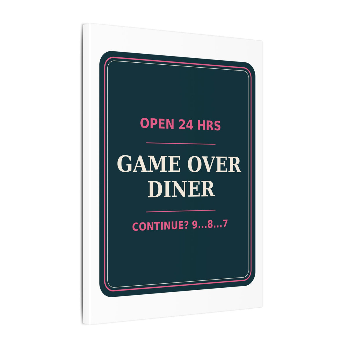 Game Over Diner — Canvas