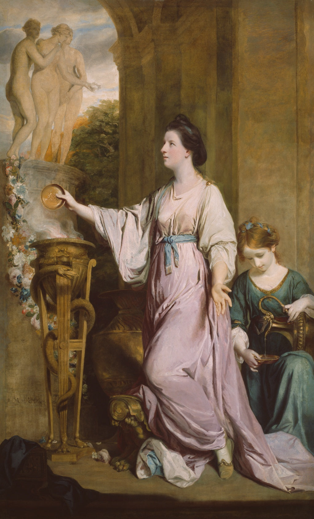 Lady Sarah Bunbury Sacrificing to the Graces — Puzzle