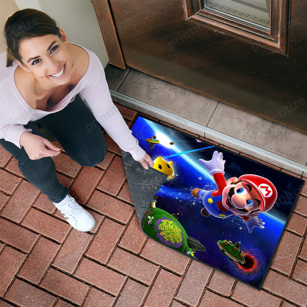 Mario Galaxy Mario Flying Doormat