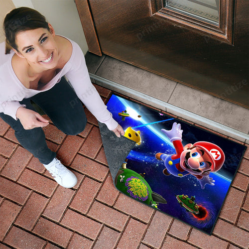 Mario Galaxy Mario Flying Doormat