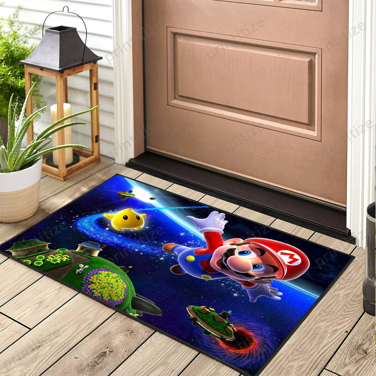 Mario Galaxy Mario Flying Doormat