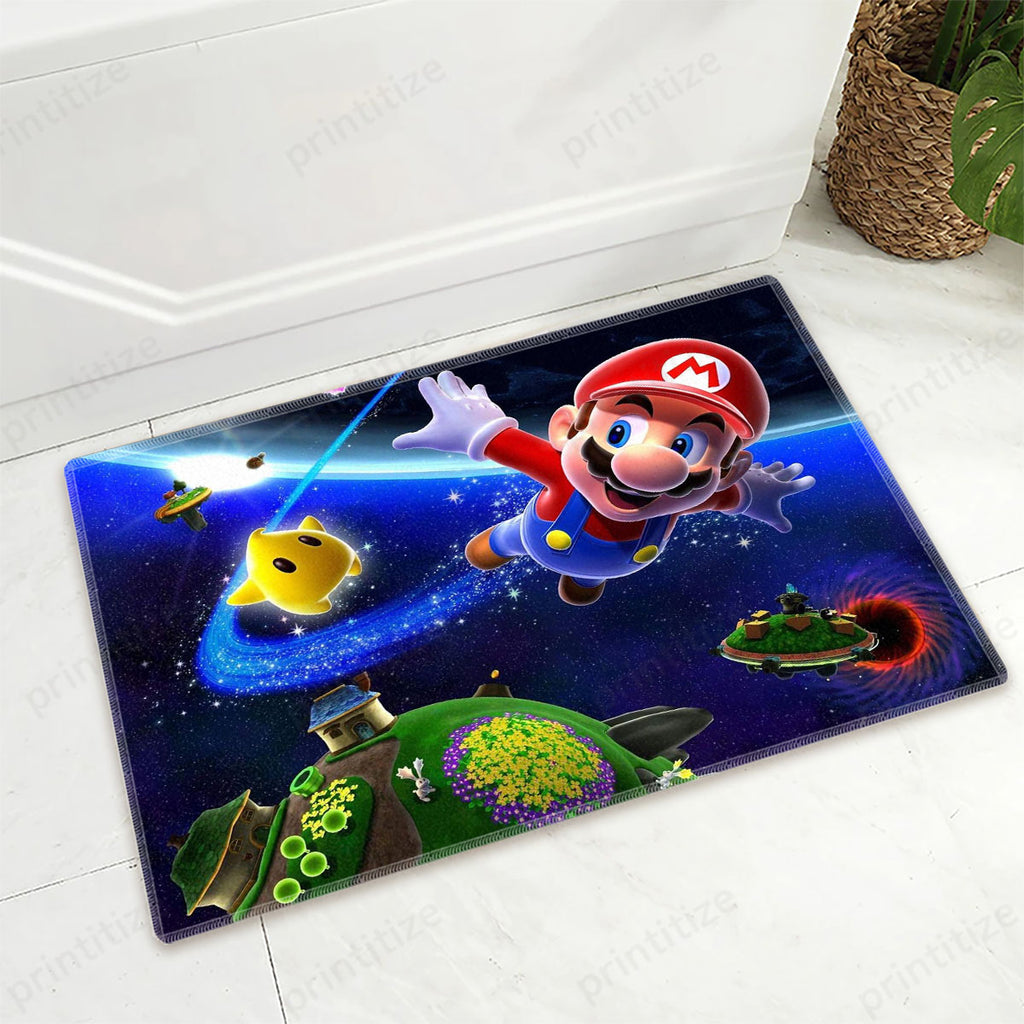 Mario Galaxy Mario Flying Doormat