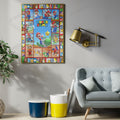 Personalized Custom Name Super Mario Portrait Poster