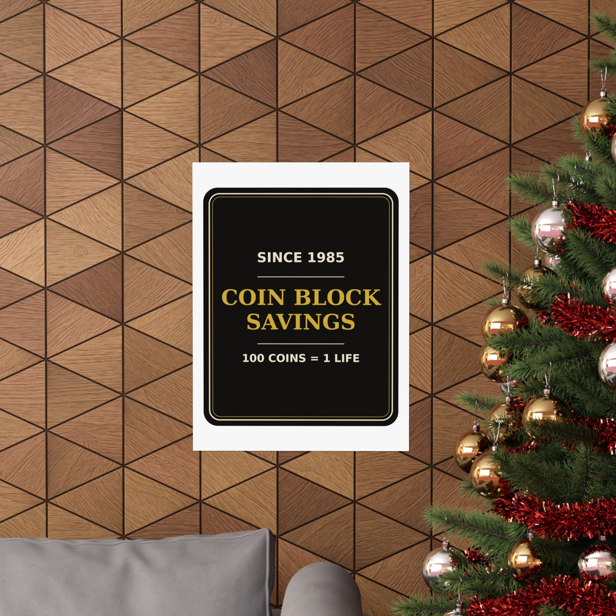 Coin Block Savings & Loan — Poster