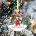 Personalized Custom Name Super Mario Christmas Acrylic Ornament