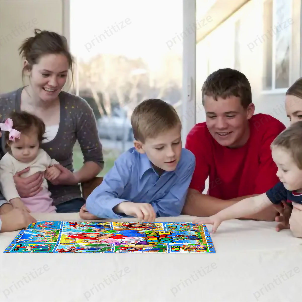 Personalized Custom Name Super Mario Bros Puzzle