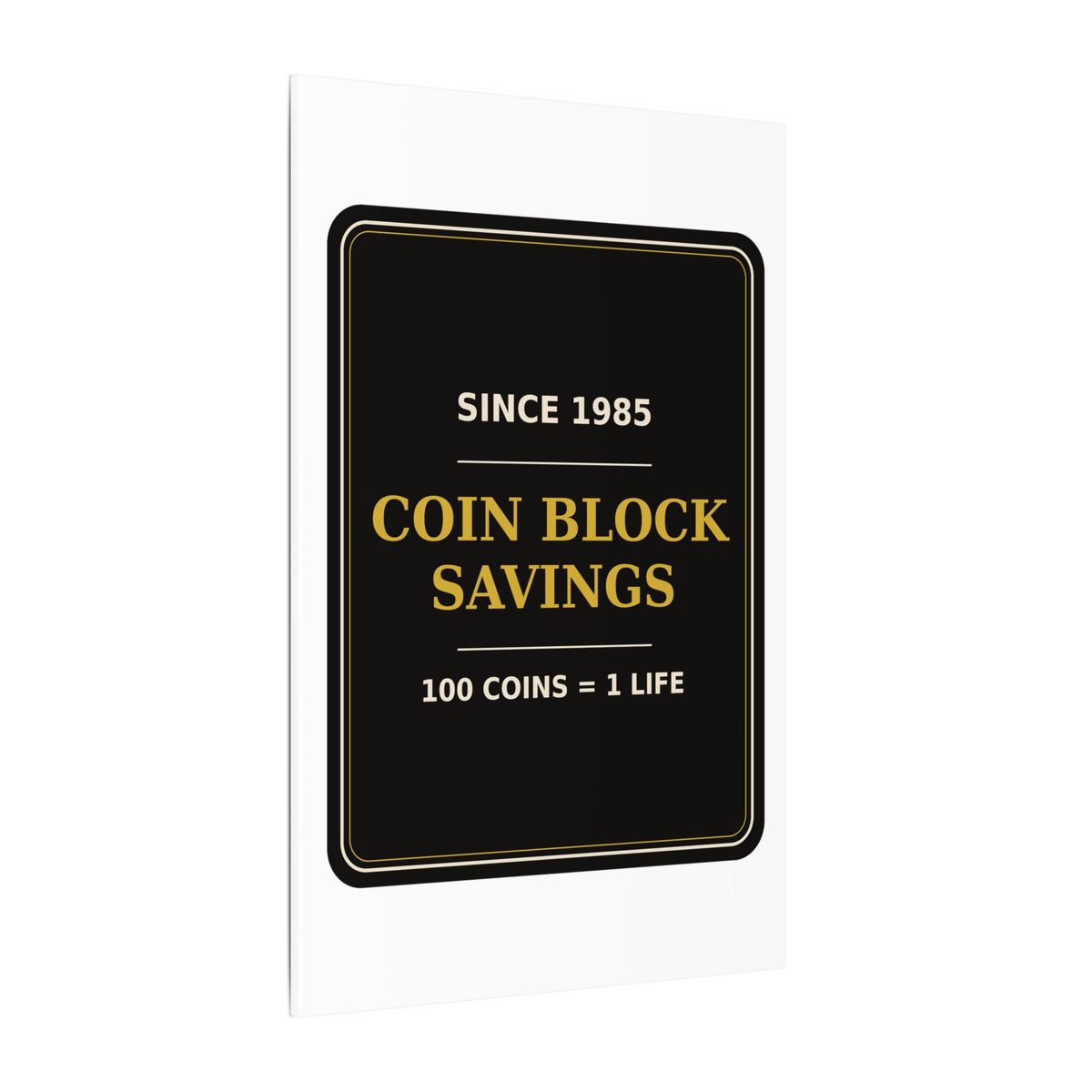 Coin Block Savings & Loan — Canvas