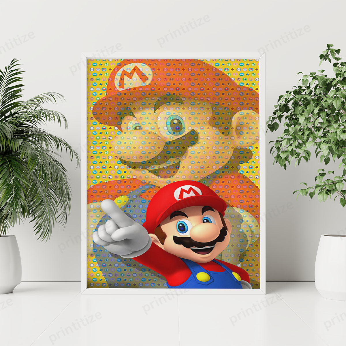 Videogame Fans Mario Video Game Area Poster