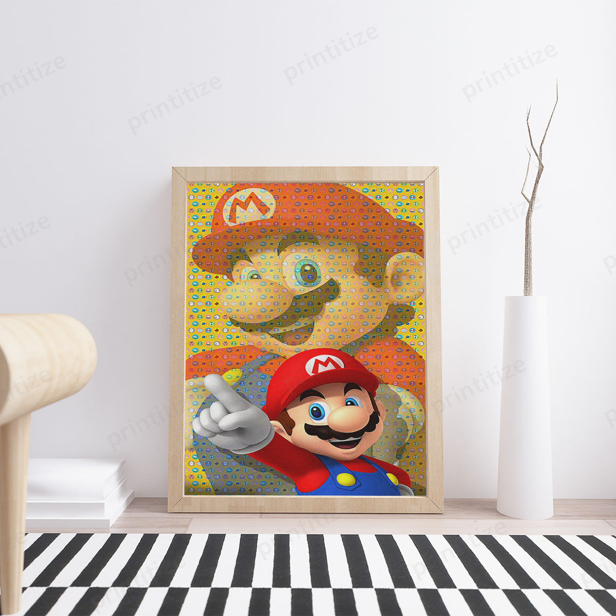 Videogame Fans Mario Video Game Area Poster