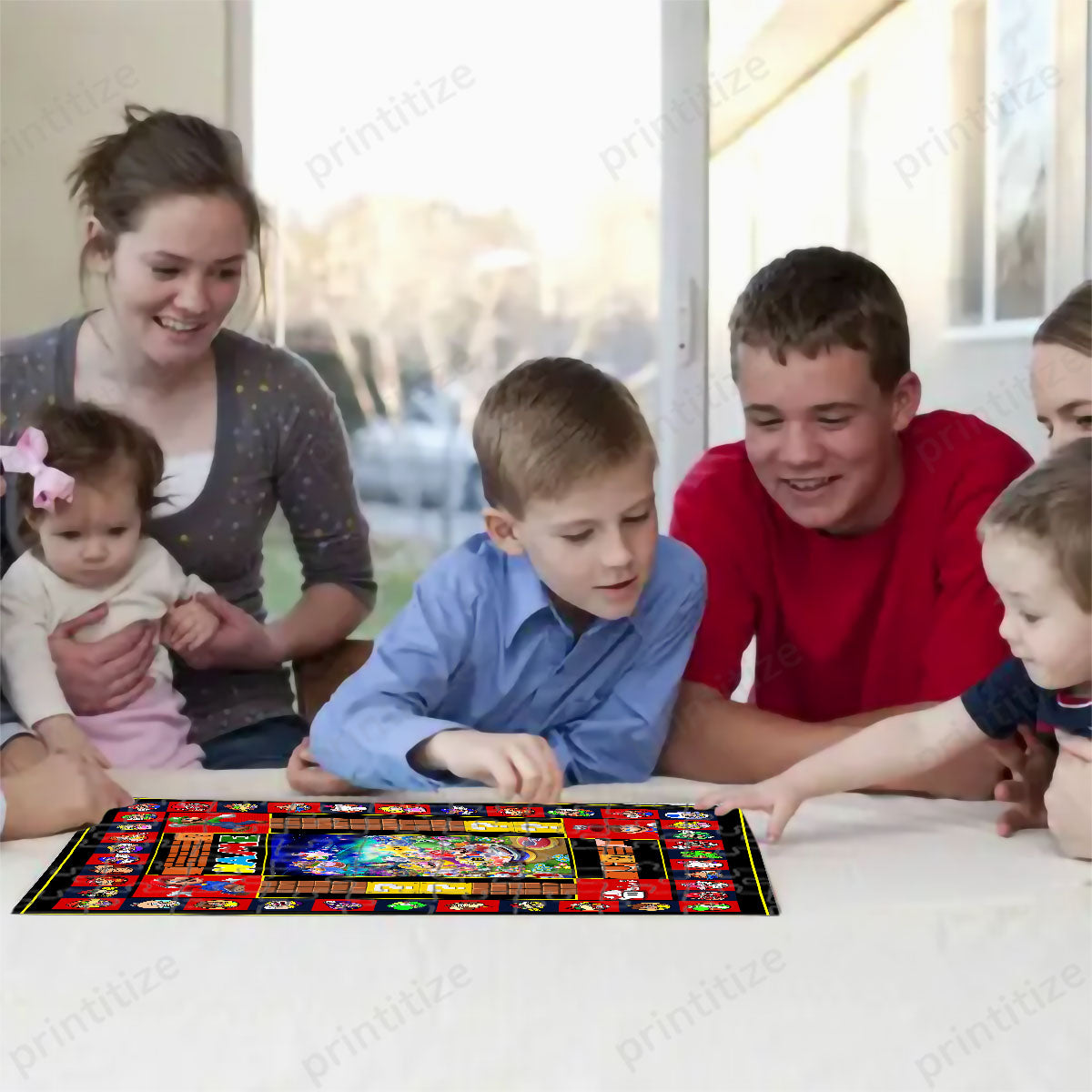 Personalized Custom Name Super Mario Puzzle