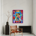Personalized Custom Name Super Mario Gaming Portrait Canvas