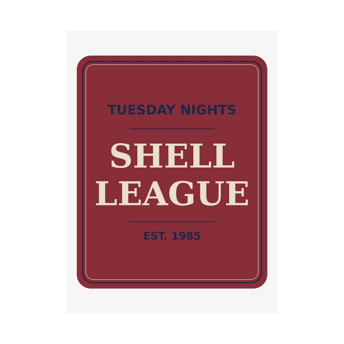Shell Bowling League — Poster