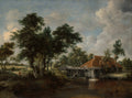 The Watermill with the Great Red Roof — Poster