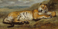 Tiger Resting — Tote Bag