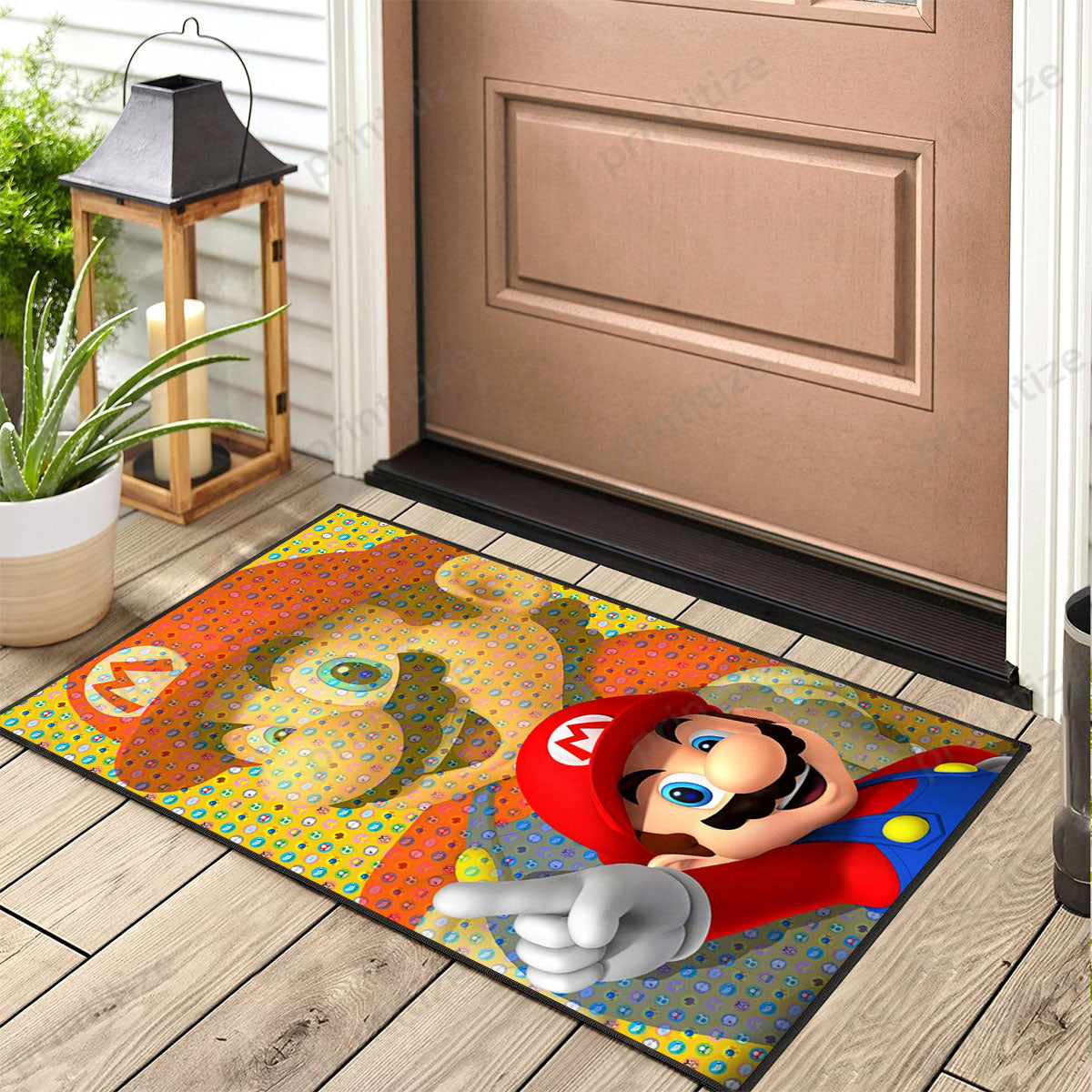 Videogame Fans Mario Video Game Area Doormat