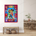 Personalized Custom Name Super Mario Gaming Portrait Canvas