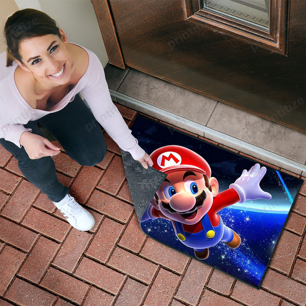 Super Mario Bros Galaxy Doormat