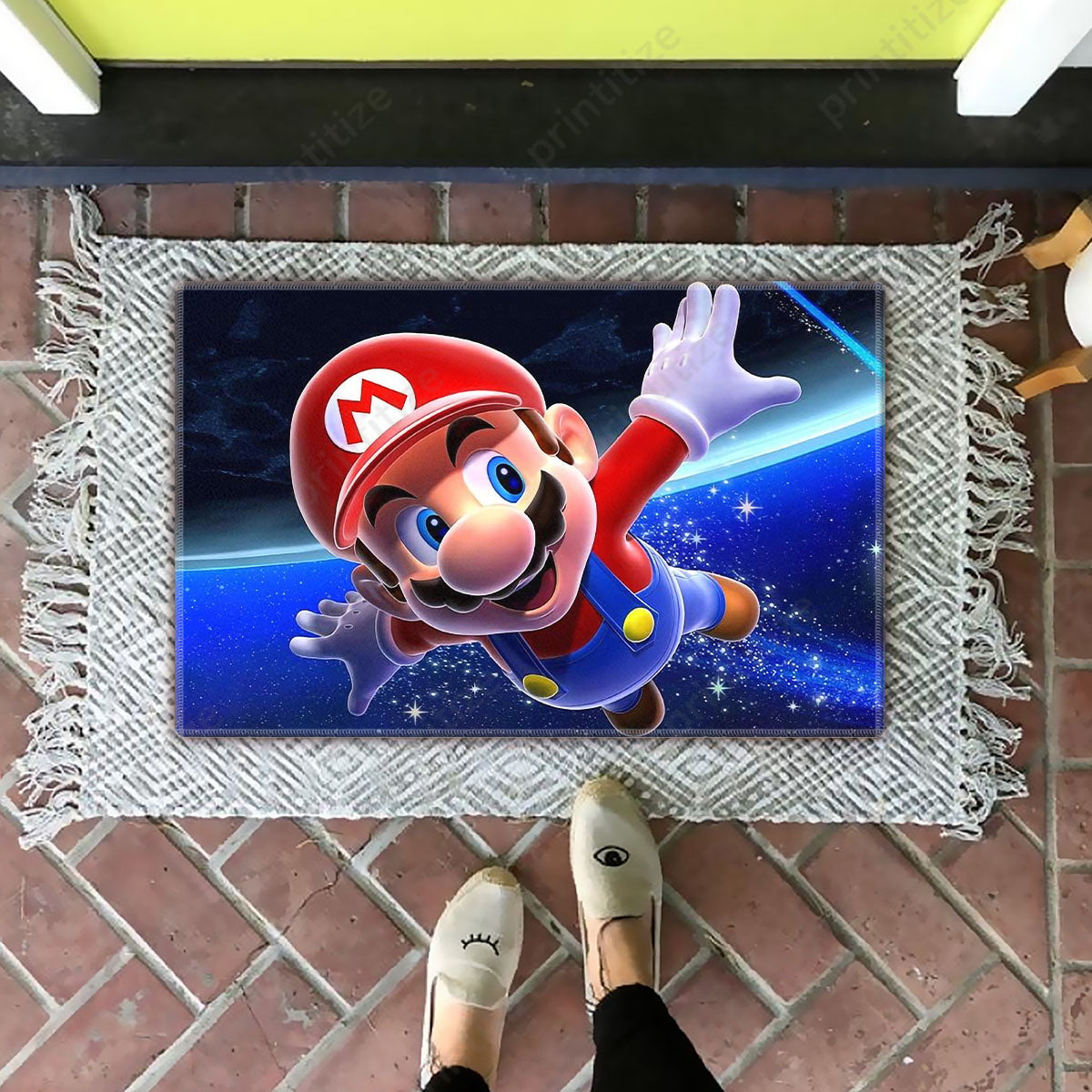 Super Mario Bros Galaxy Doormat