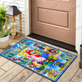 Personalized Custom Name Super Mario Bros Doormat
