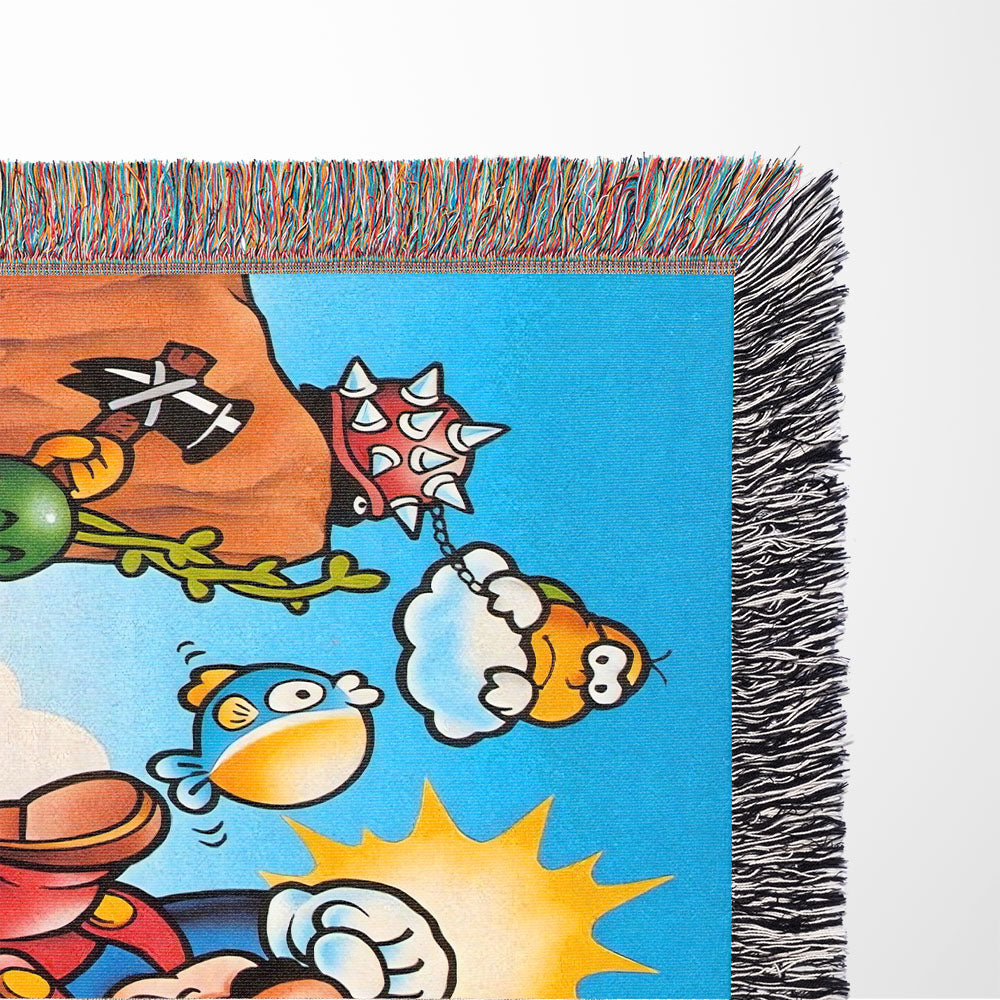 Super Mario Bros Classic Premium Woven Blanket