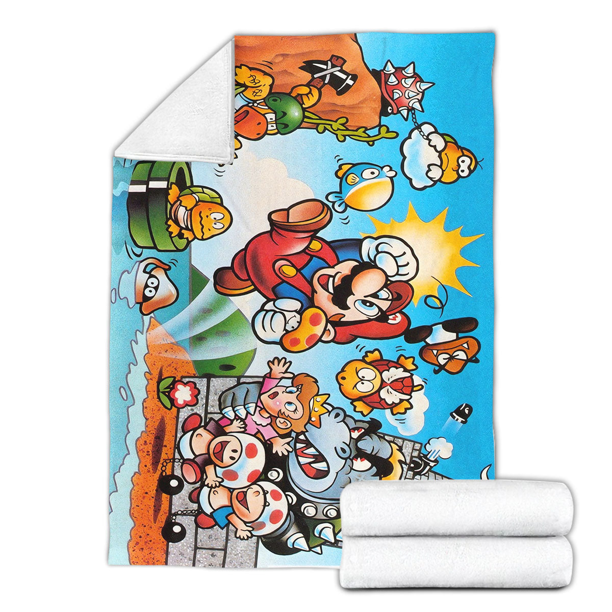 Super Mario Bros Classic Blanket