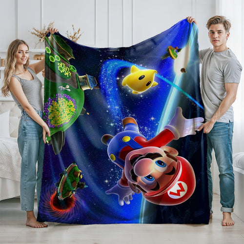 Mario Galaxy Mario Flying Blanket