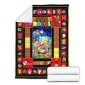 Personalized Custom Name Super Mario Blanket